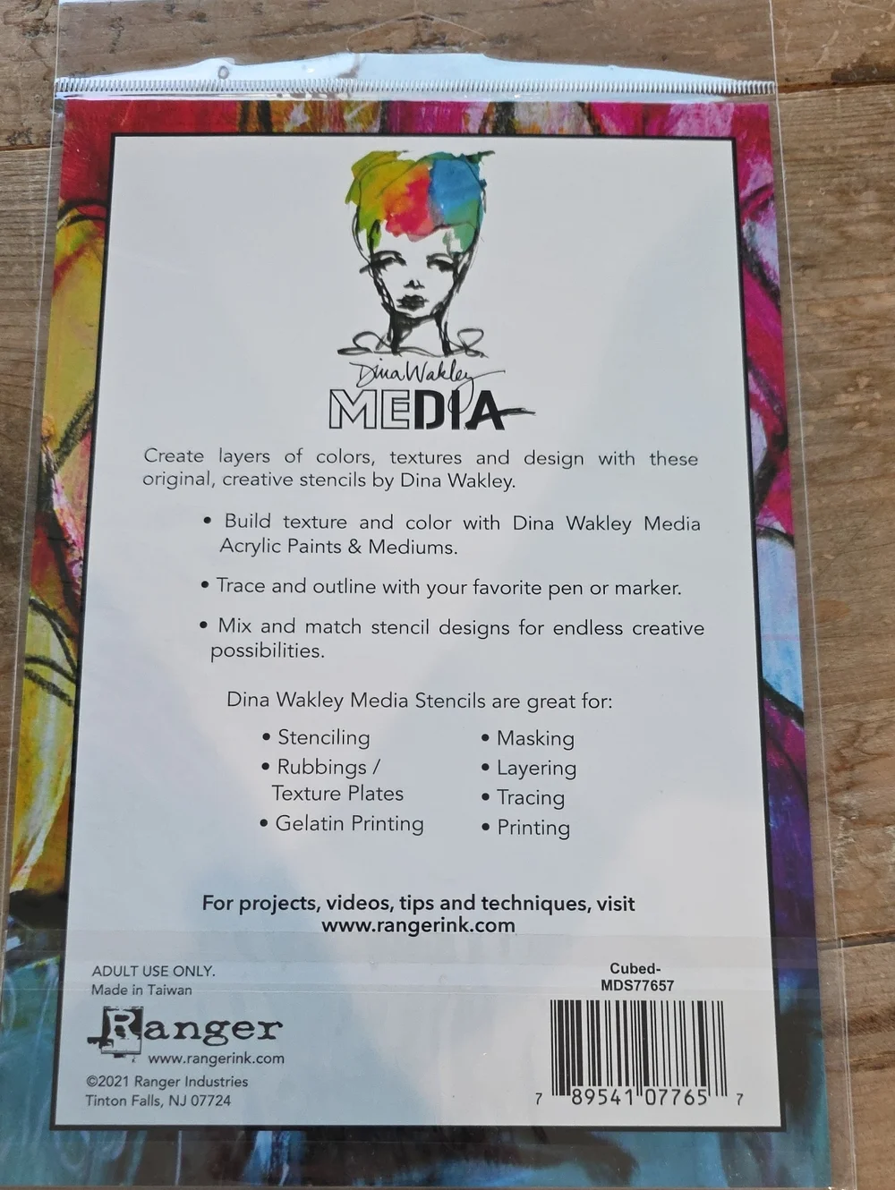 Dina Wakley Media Stencil